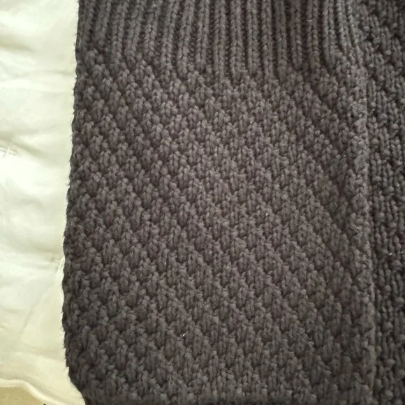 Lululemon Black Knit Cardigan with snap front and patch pockets. - Picture 5 of 6